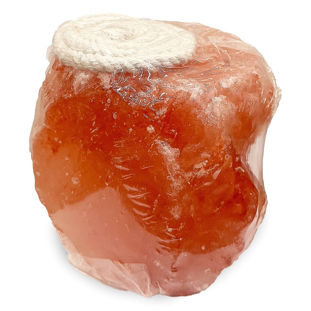 Bloco Sal Rosa Himalaia Cavalo Equino Bovino Caprino 1 Pedra 3 kg