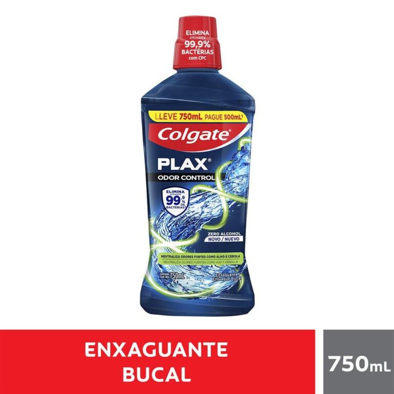 Enxaguante Bucal Colgate Zero Ácool Plax Odor Con
