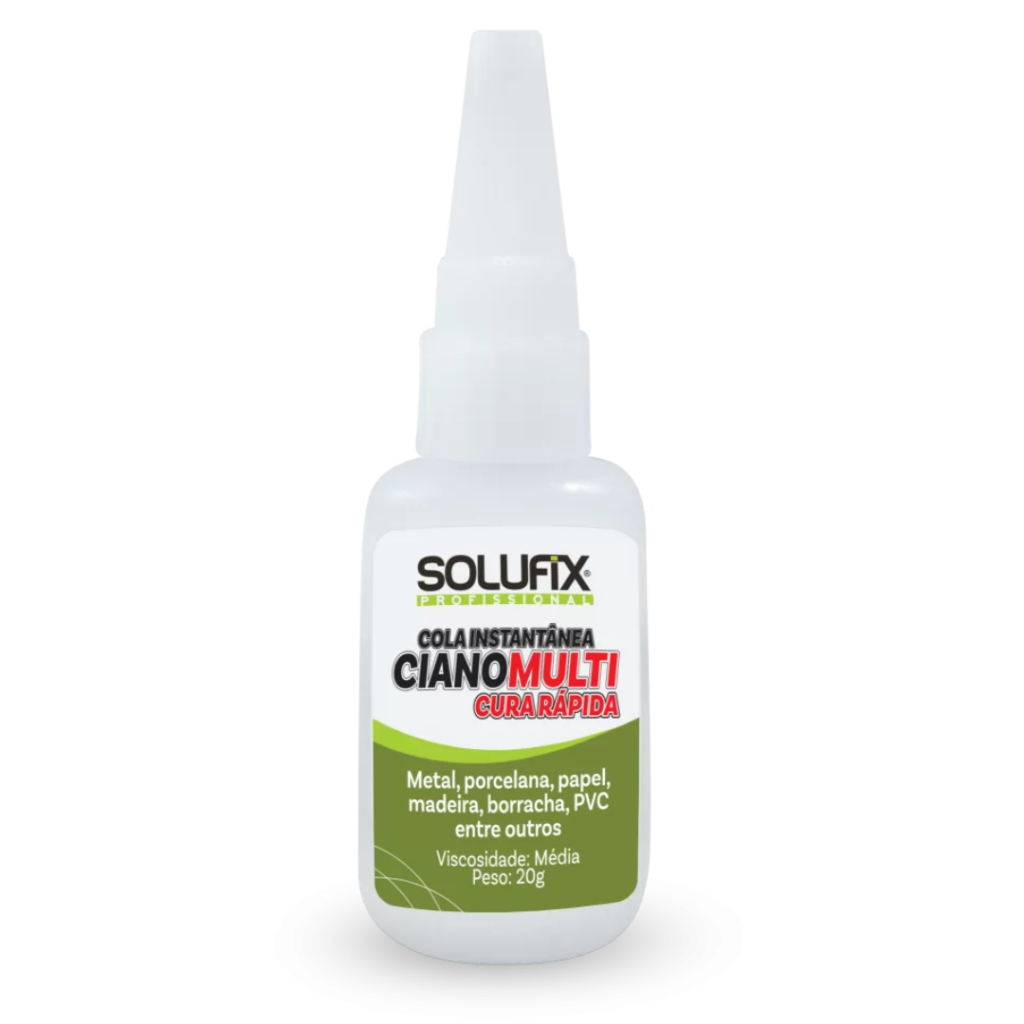 Cola Instantânea Extra Forte 20g Alta Viscosidade Secagem Rápida Multiuso Metal Madeira Plástico Sup