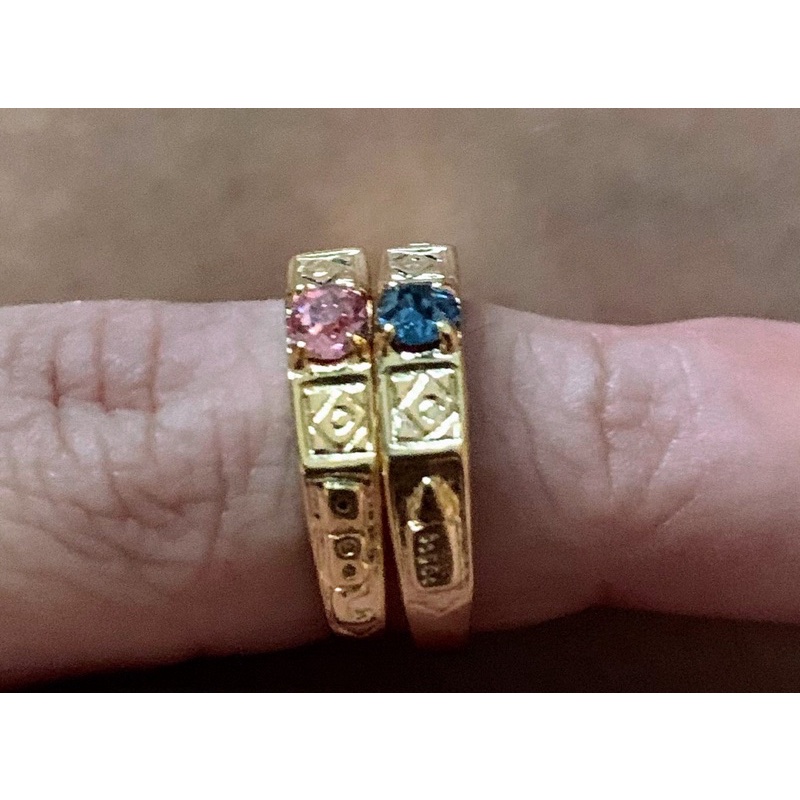 Anel de formatura ABC e 5 ano ajustável, regulável