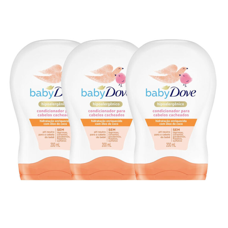 Kit 3 Condicionador Dove Baby Hidratação Enrique