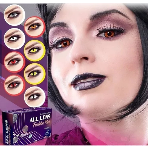 Lentes de Contato All Lens Branca, Vermelha, Amare