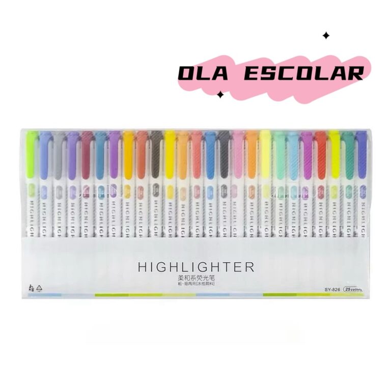 Dupla Ponta 6/12/15/25 Cores Conjunto Mildliner Ma