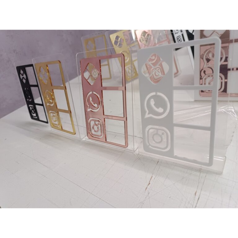 Placa Pix de Acrílico Moderna