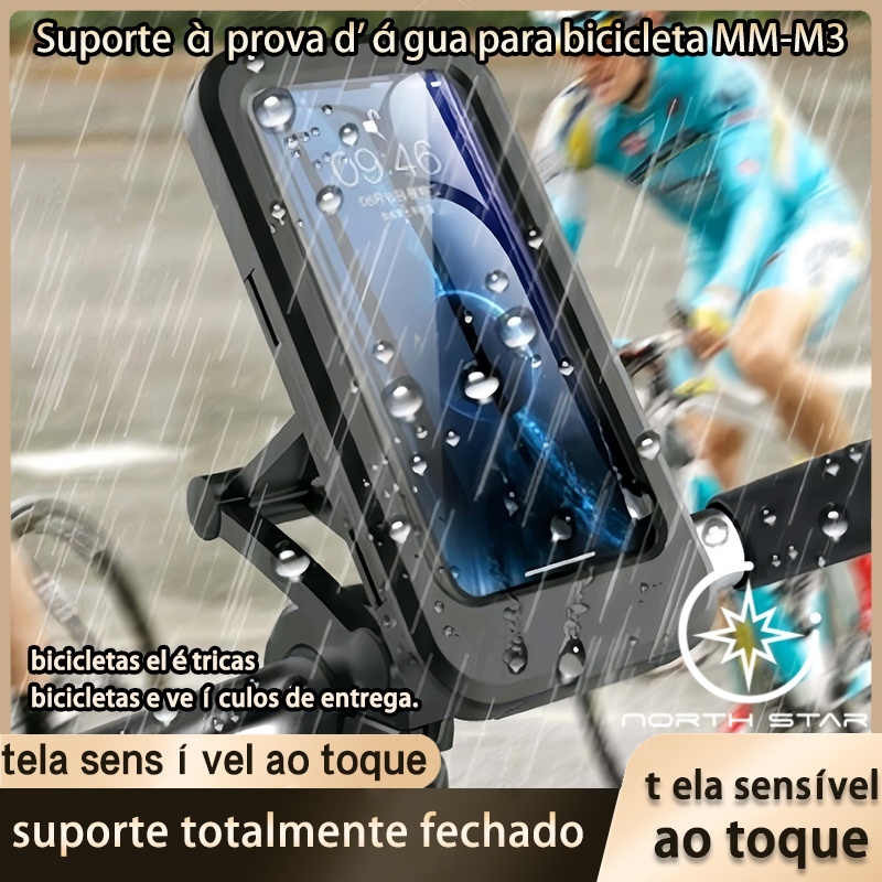 Suporte De Celular  Guidão Articulado Para Moto Bike Bicicleta Tela de Até 6,7 Polegadas