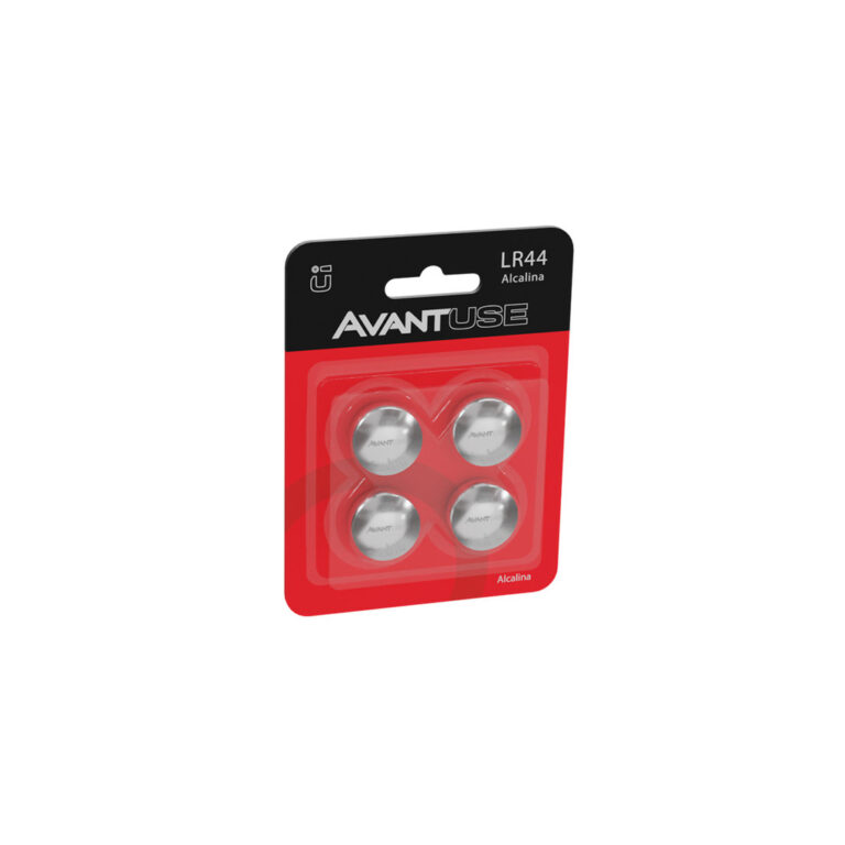 Kit 4 Baterias Alcalina LR44 1.5V  Avant Use