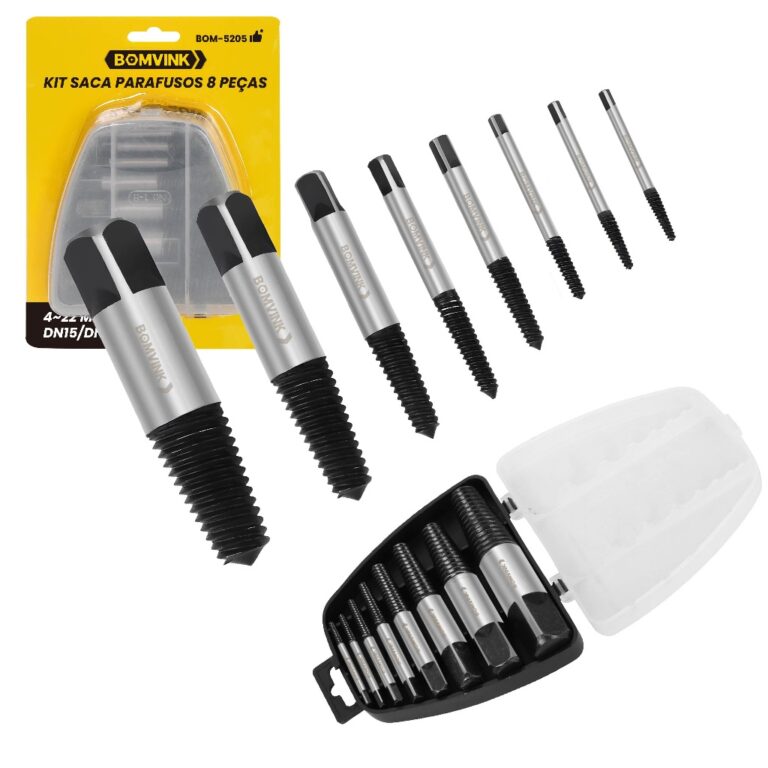 5-8 Peças Jogo Saca Parafuso Quebrado Kit Extrato