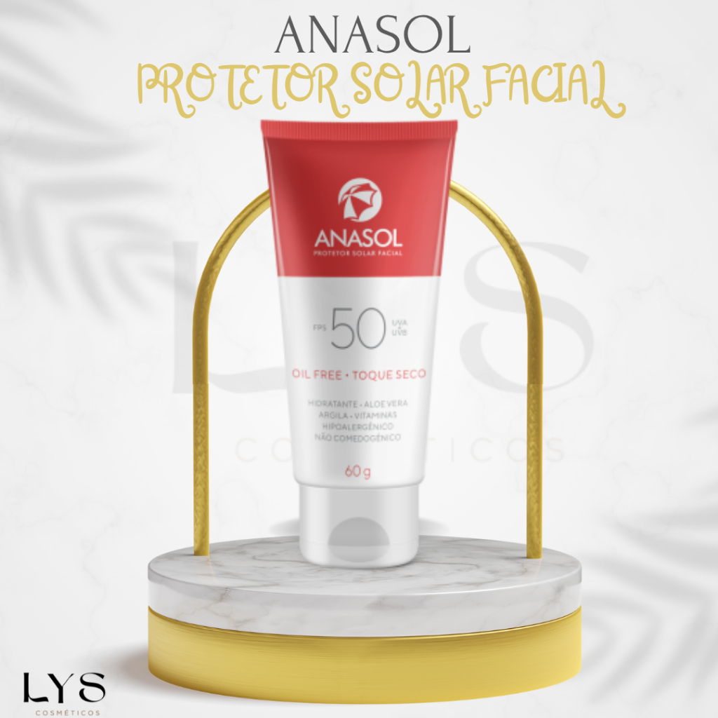 Protetor solar FACIAL – FPS 50 Anasol 60g