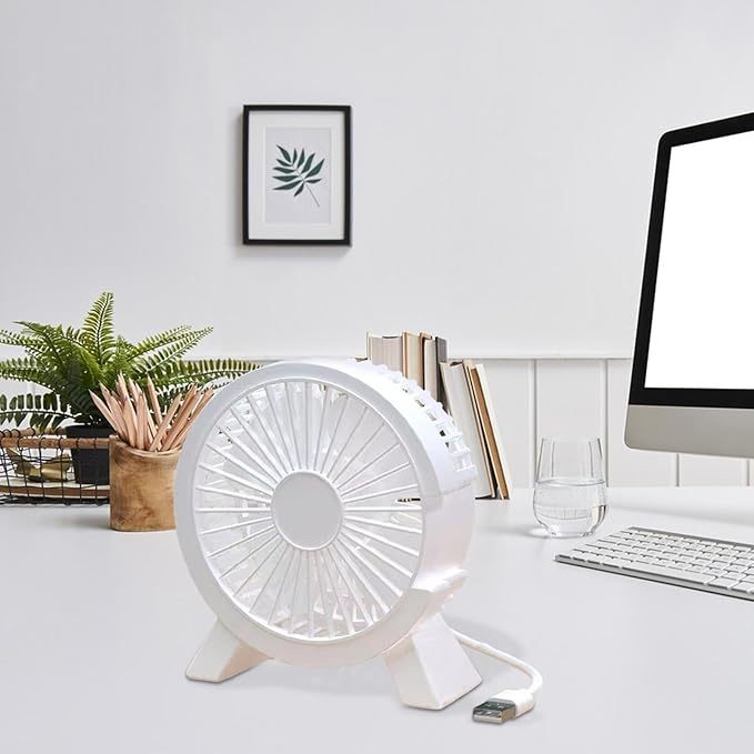 Ventilador Portátil De Mesa Com Usb