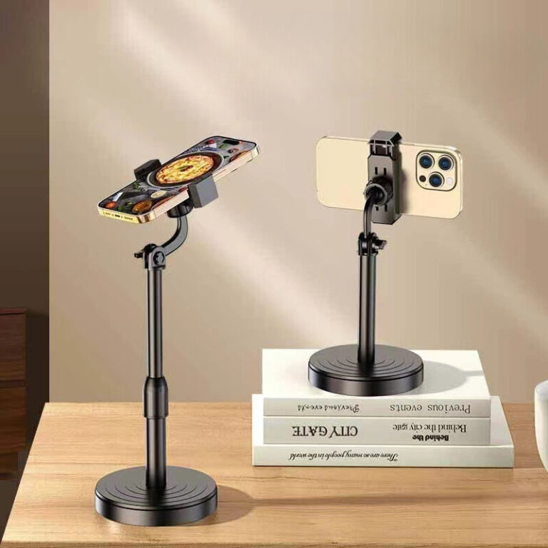 Suporte Tripé Para Mesa Com  Mini Pedestal Ajust�