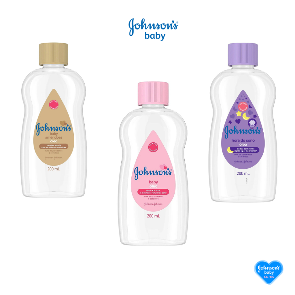 Óleo Johnsons Baby Corporal Hidratante Infantil Baby – 200ml