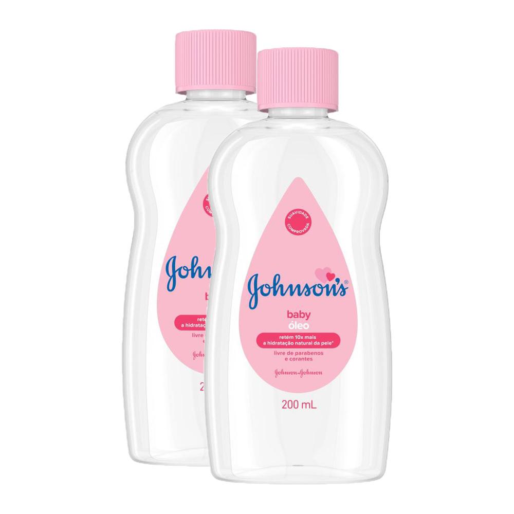 Kit com 2 Óleos Johnsons Puro 200mL