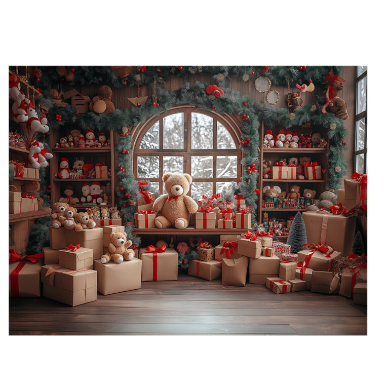 Painel Fundo de decoração tema  Natal Em Tecido 