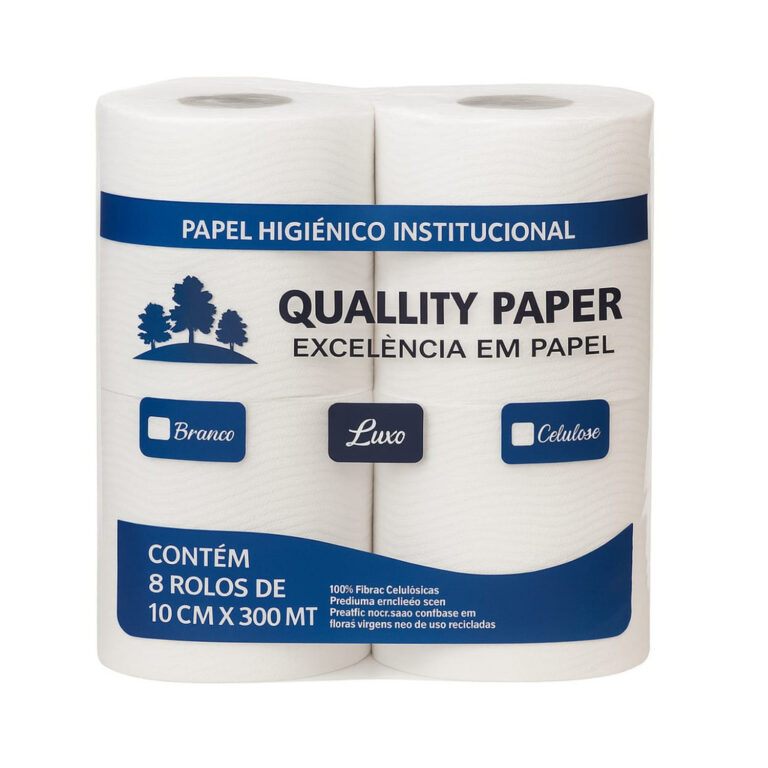 Higienico 8 rolão Institucional Papel Grande