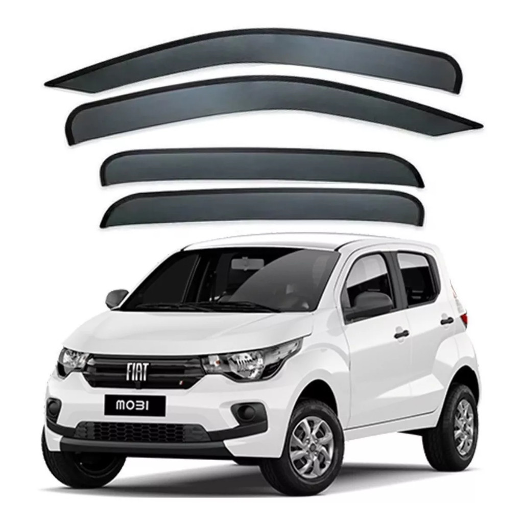 CALHA DE CHUVA DEFLETOR FIAT MOBI 4P 2016 2017 2018 2019 2020 2021 2022 2023