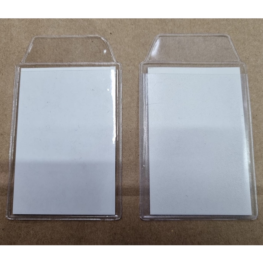 (10 / 25 PEÇAS) Protetor CNH HABILITAÇÃO / Porta documento plástico flexivel com aba 7 cm x 11cm (co