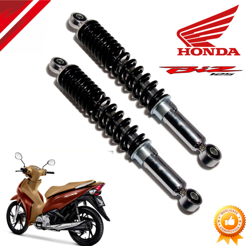 Par Amortecedor Biz 125 Biz 100 Biz 110i Pop 100 – 110 Jet 50 Jet 125i Padrão Original