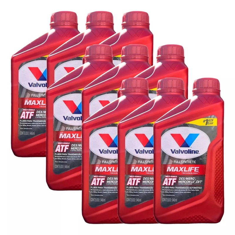 KIT ÓLEO TRANSMISSÃO AUTOMATICA STRADA VALVOLINE MAXLIFE 9LT