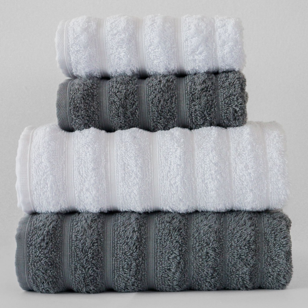 Kit 2 Banho (600g) + 2 Rosto Requinte (186)  Fio Penteado 100% Algodão Toalhas Wiegand Premium – Alg