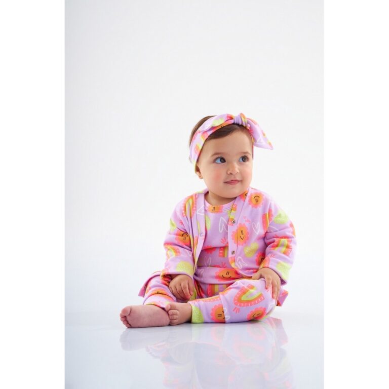 Cardigan em Suedine Feminino para Bebês Up Baby