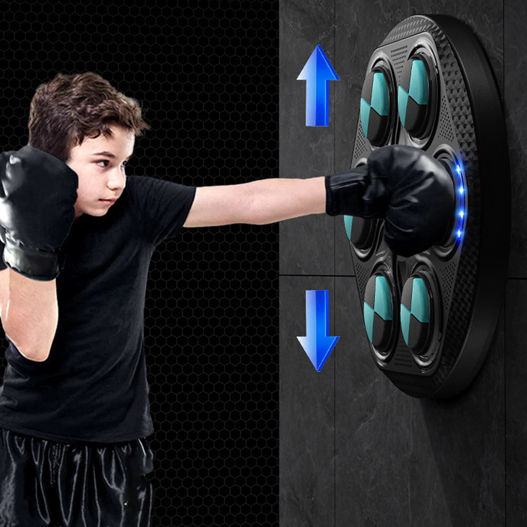 Máquina Inteligente de Boxe Soco Música Bluetooth Anti Estresse