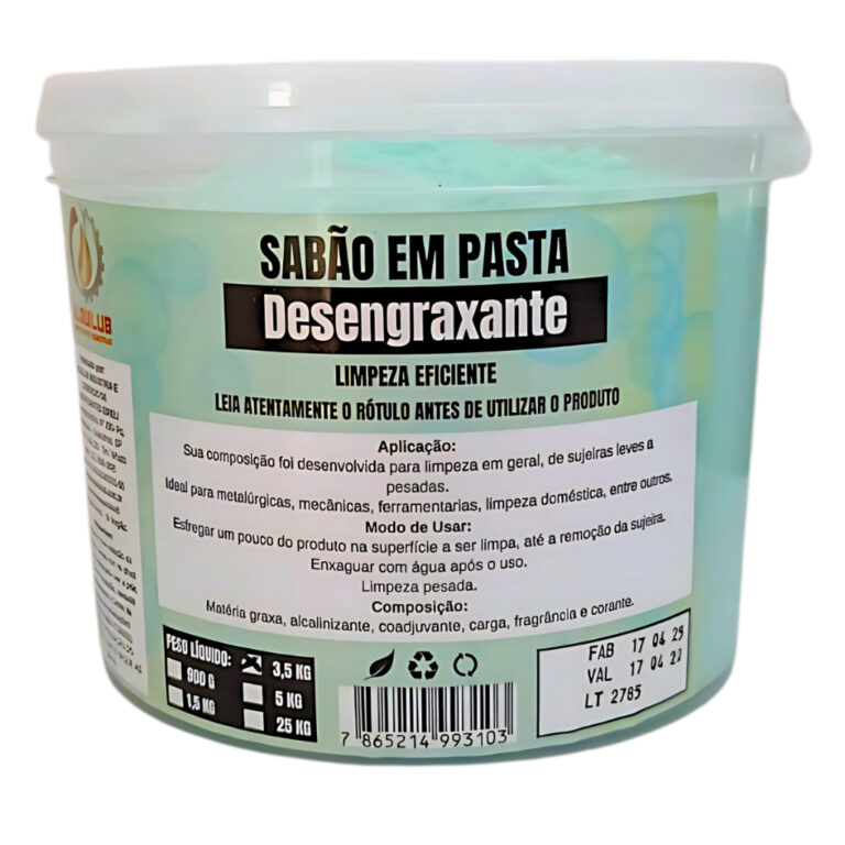 SABÃO PASTA DESENGRAXANTE PARA MÃOS MECANICO MET