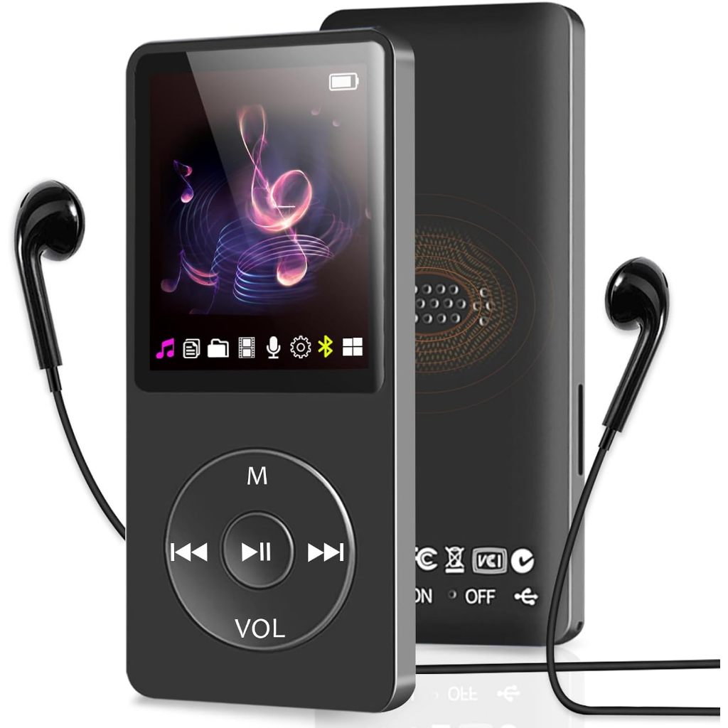 Bluetooth 5.0 MP3 Player HIFI Music Speakers Sport MP4 Media FM Leitor De Rádio Voz Ebook