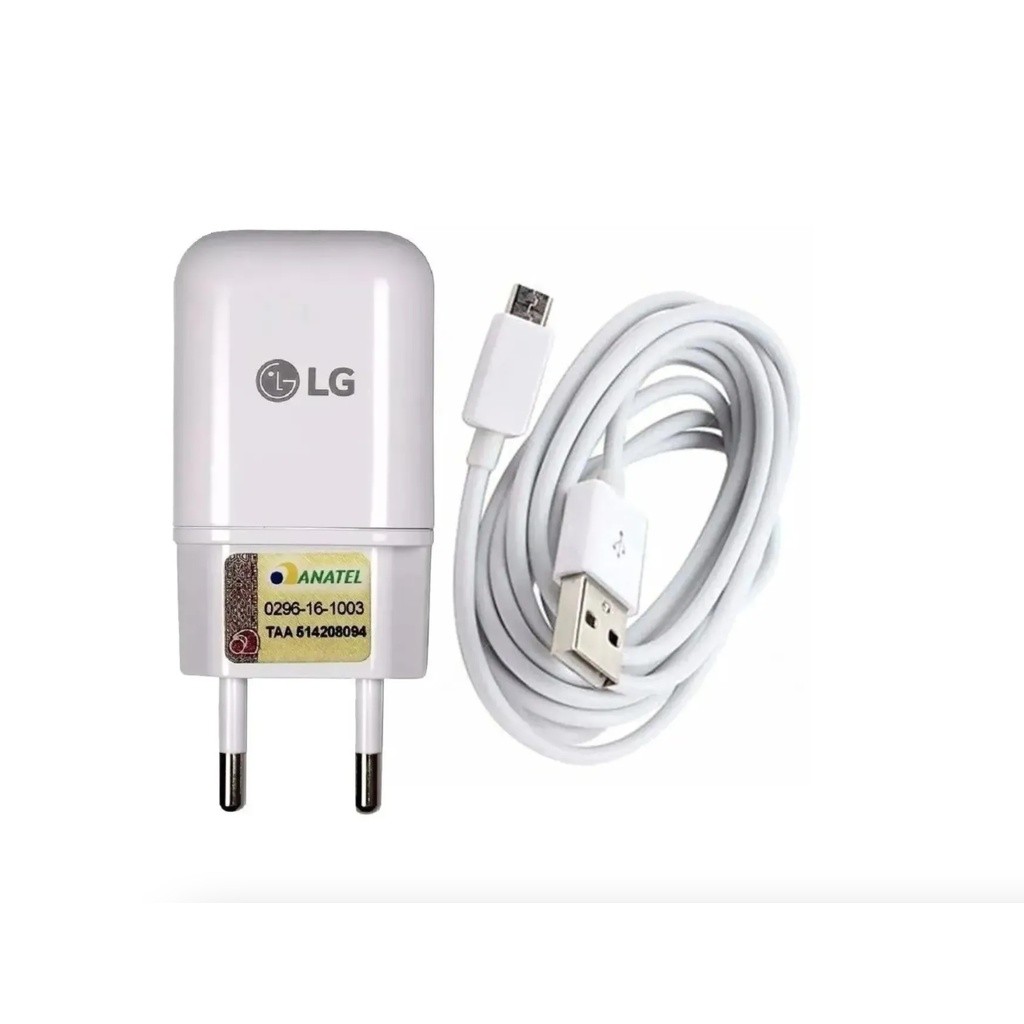 Carregador LG K4 K8 K10 K11 K12 + Turbo Power Turbo – V8