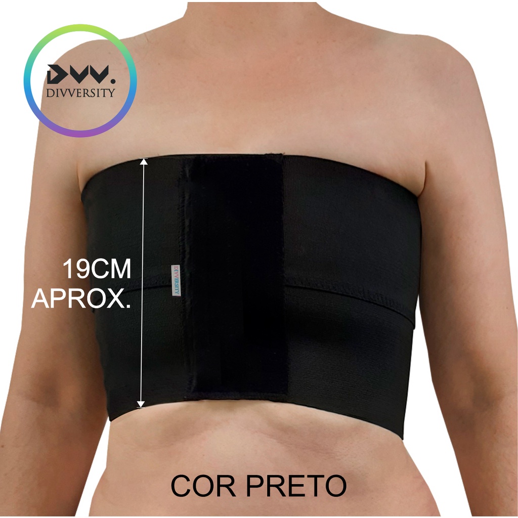 Binder Faixa Ftm Preta 19cm Aprox. – Binder Ftm