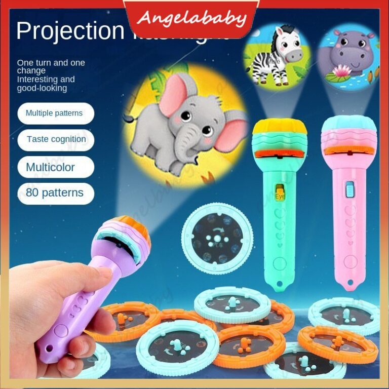 Lanterna De Projeção Infantil Com 24 Imagens Div