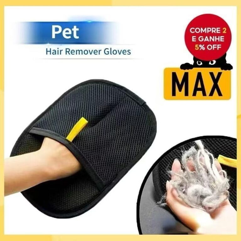 Luvas De Remoção De Pêlos De Animais De Estima�