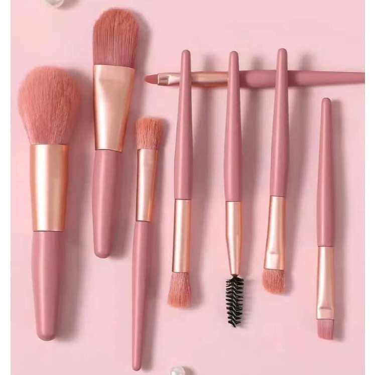 12 Kits de 8 mini Conjunto De Pincéis De Maquiage