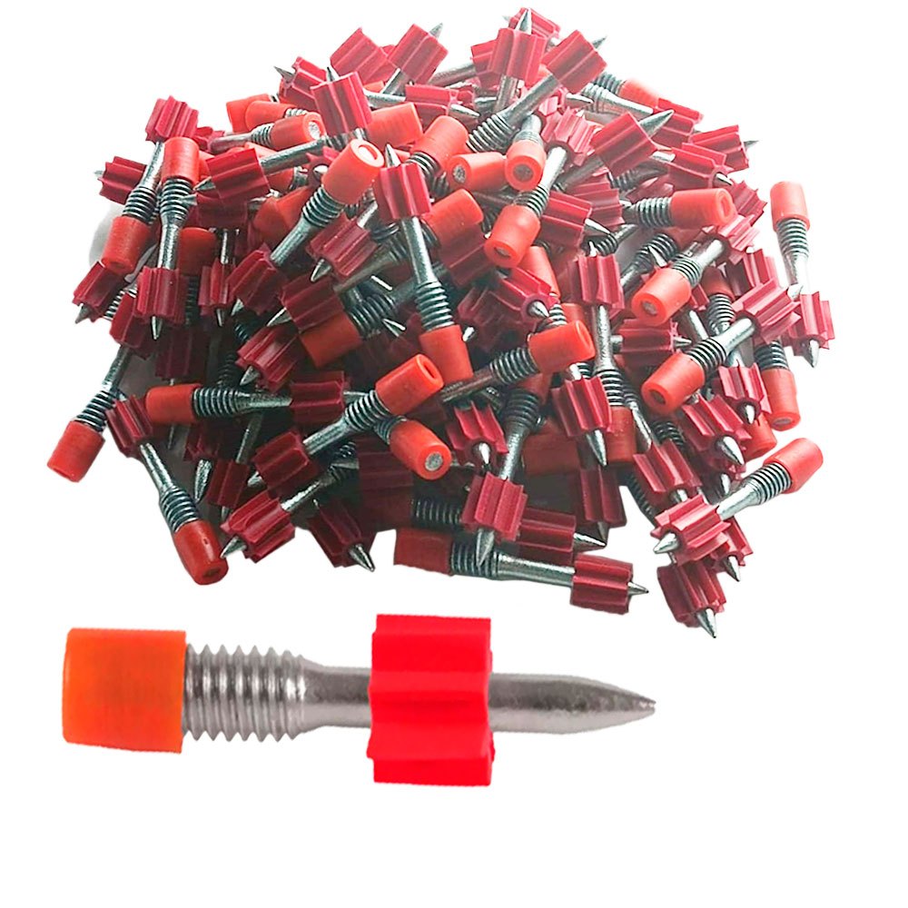Pino Fixação Ação Indireta Finca Pino C/Rosca 1/4x27mmx20mm P/ Ferramenta de ação indireta