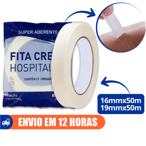 Fita Crepe Hospitalar Resistente Premium Ciex