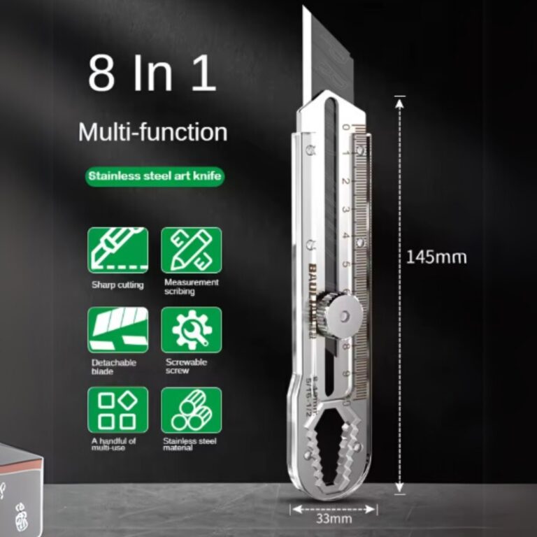 Estilete Profissional 18mm Com Trava Aço Inox Mac