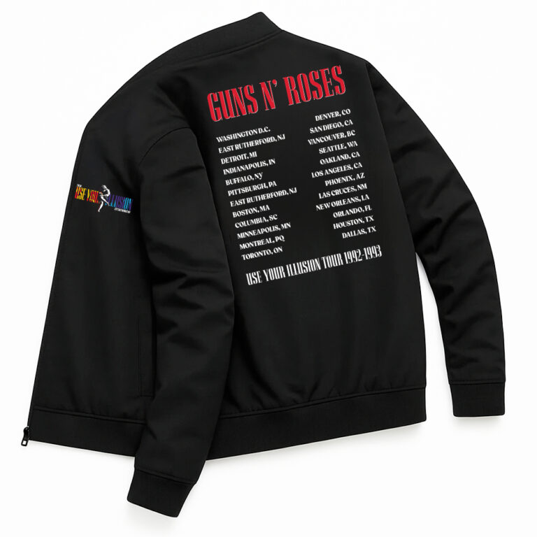 Jaqueta Bomber Esportiva Masculina Guns N Roses To