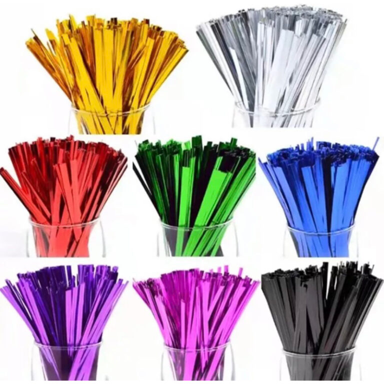 kit 100~600 Amarrilho Fecho P/ Embalagem Colorido 