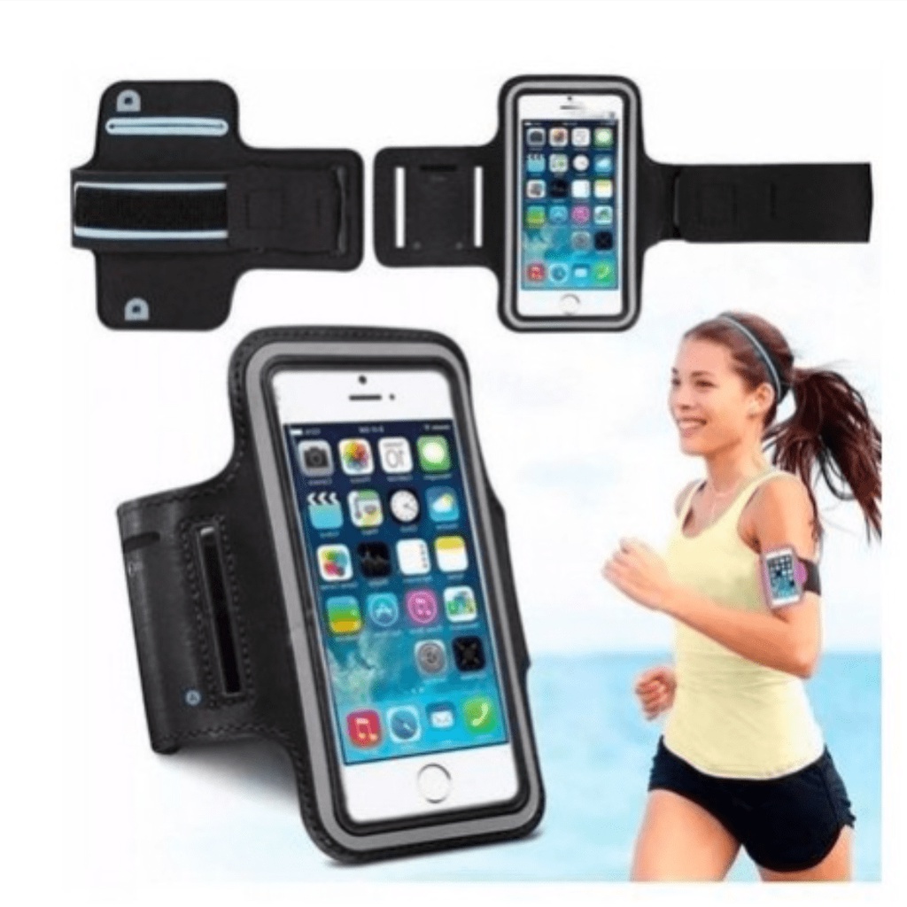 KIT 3 Capa De Braço Suporte Braçadeira Celular Corrida Academia