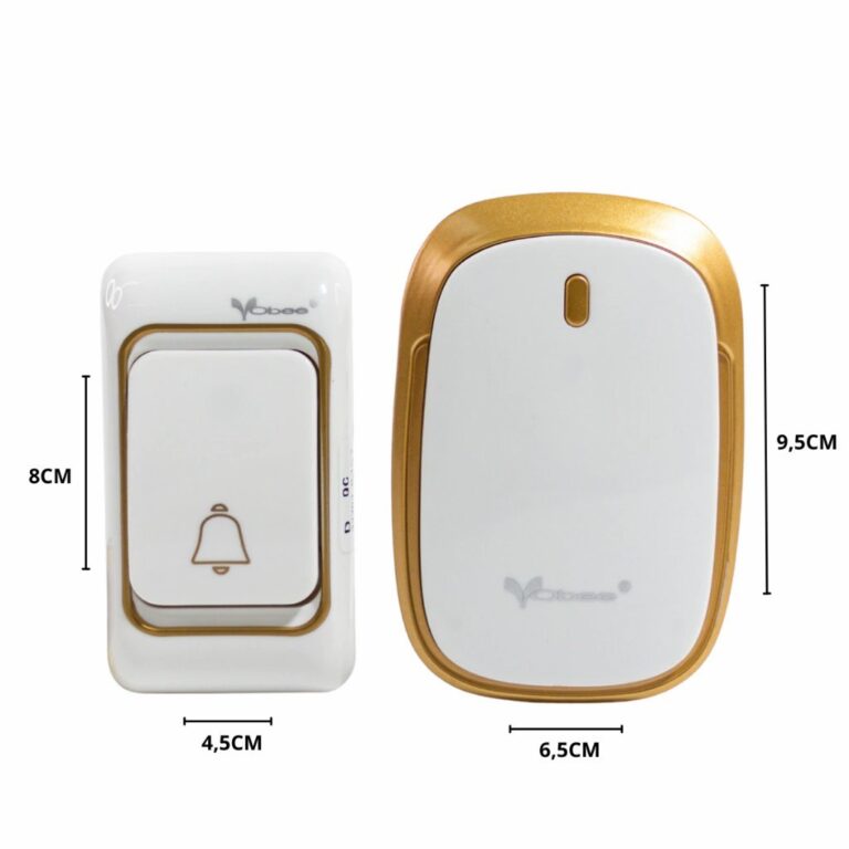 Campainha externa sem fio, alcance de até 100M, P