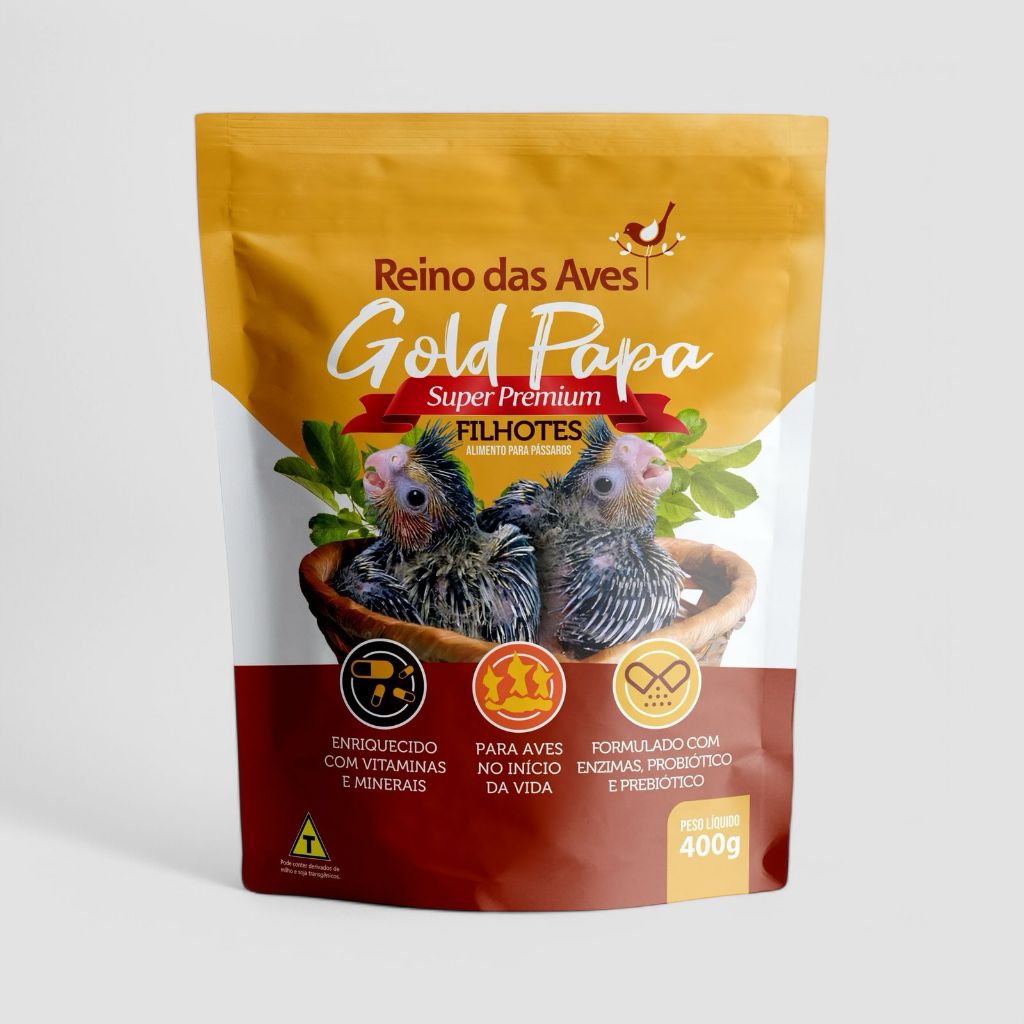 Ração Gold Papa Filhote Refil 400g