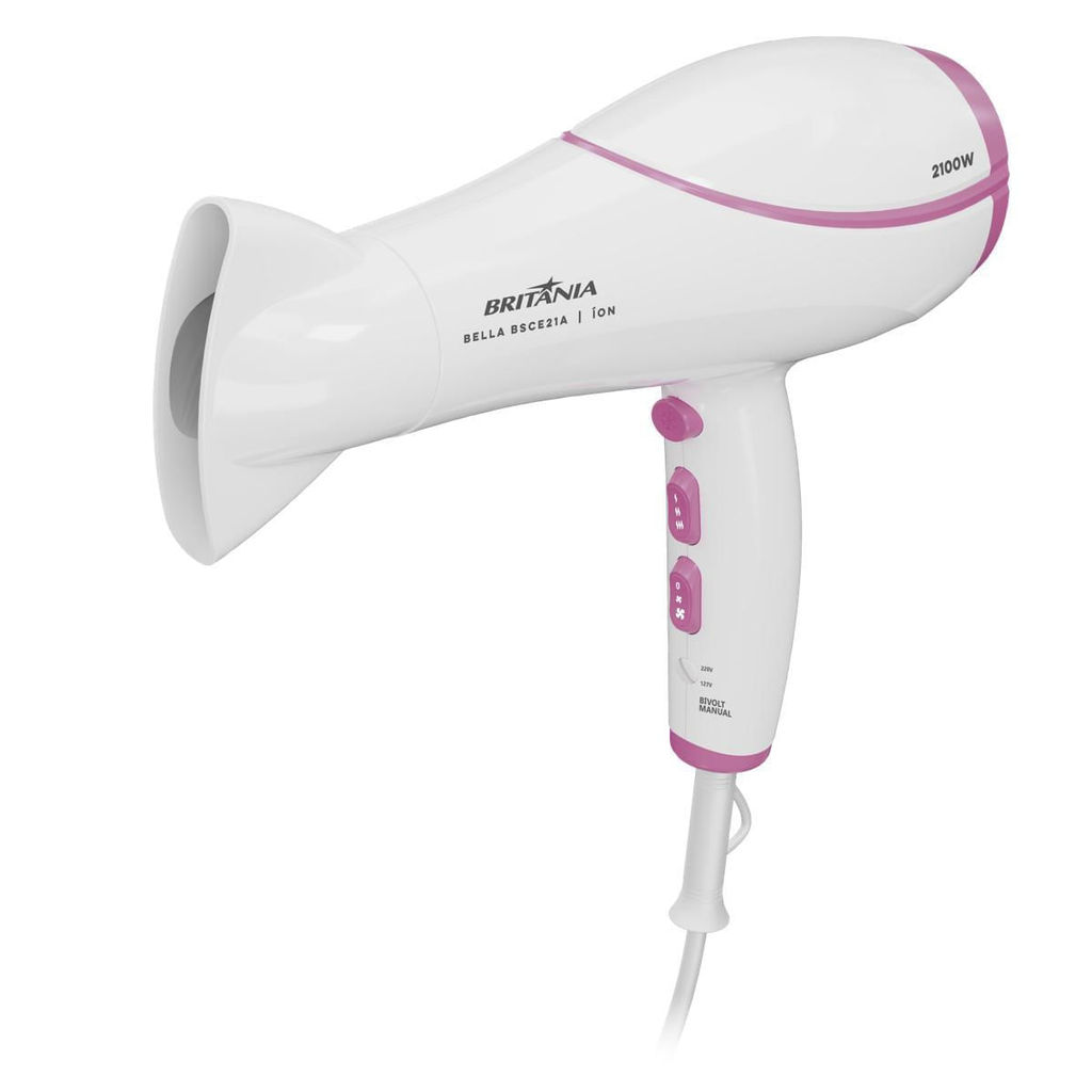 Secador de Cabelos Britânia Bivolt 2100W BELLA BSCE21A