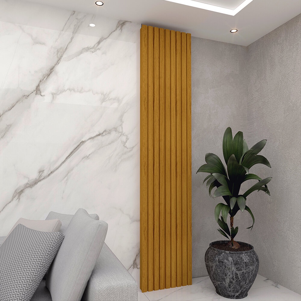 Placa de Painel Ripado Nobre 50cm Naturale – Gelius