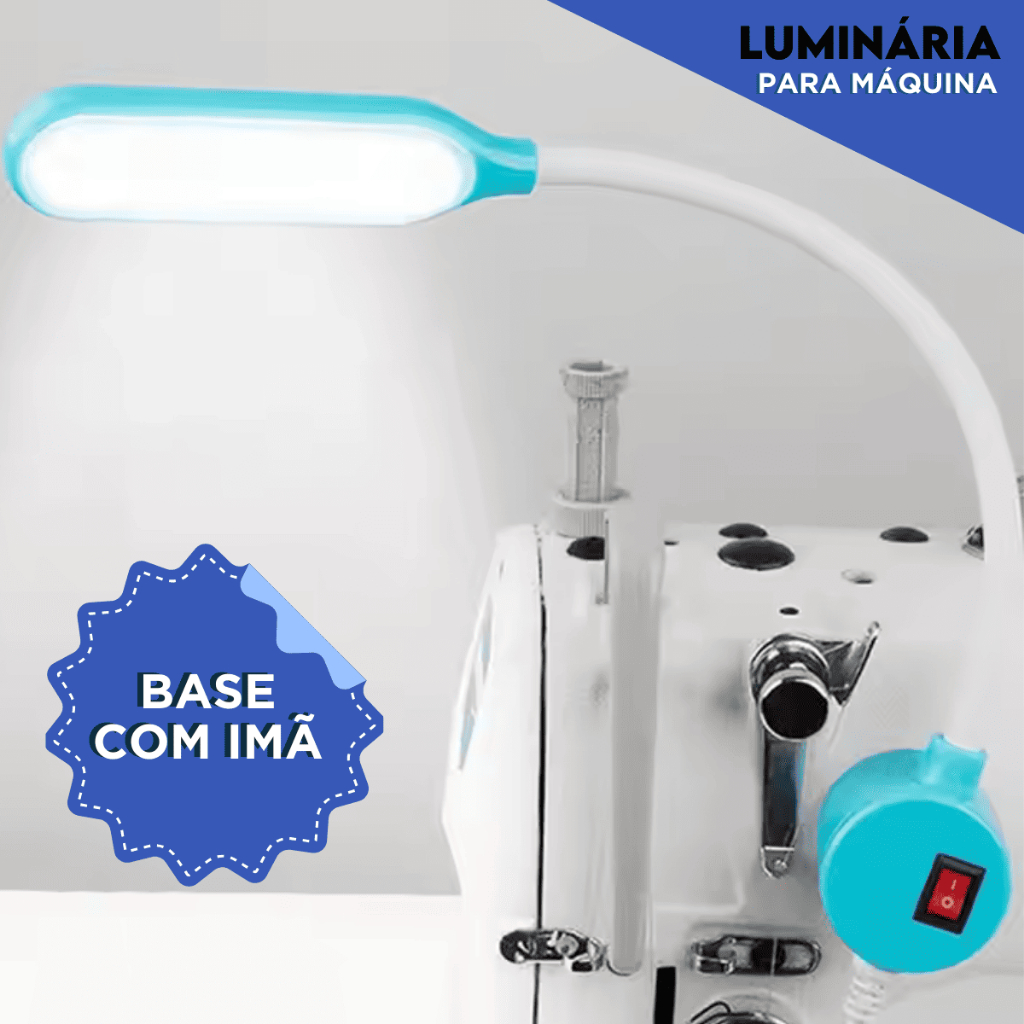 Luminária para maquina de costura com imã – Mazzal