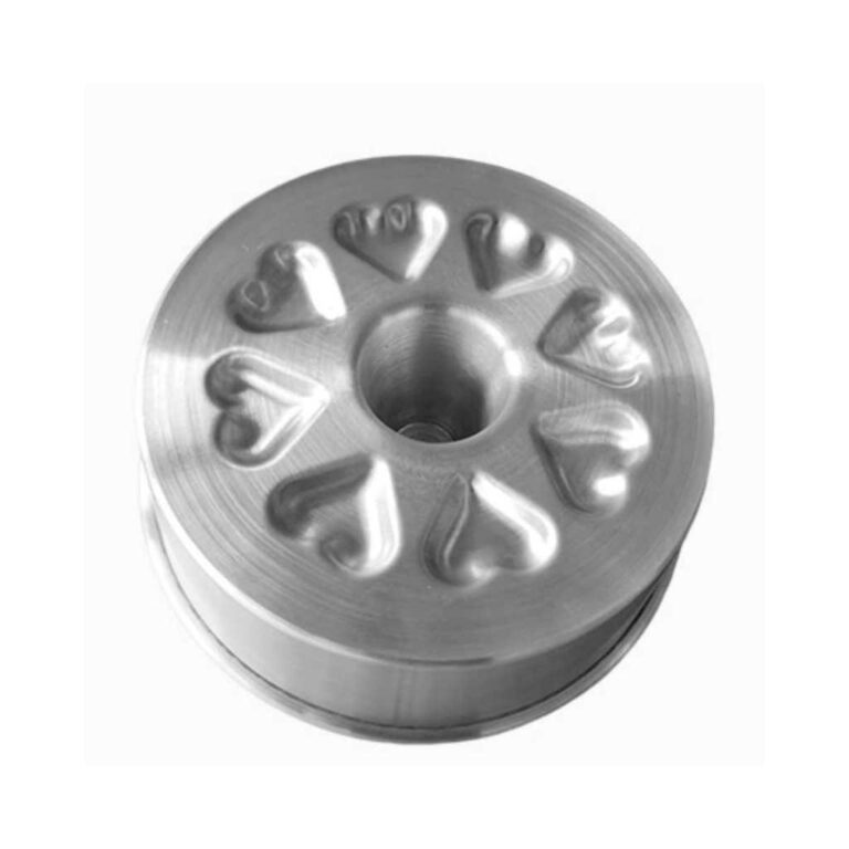 Forma Torta Suíça Decorada Coração Bolo Pudim 