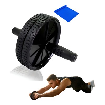 Roda Abdominal Desmontável Rolo Para Exercício L