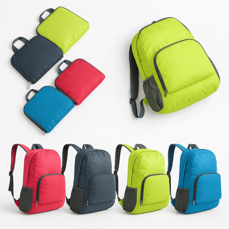 Mochila Dobrável Nylon Impermeável Portátil Res