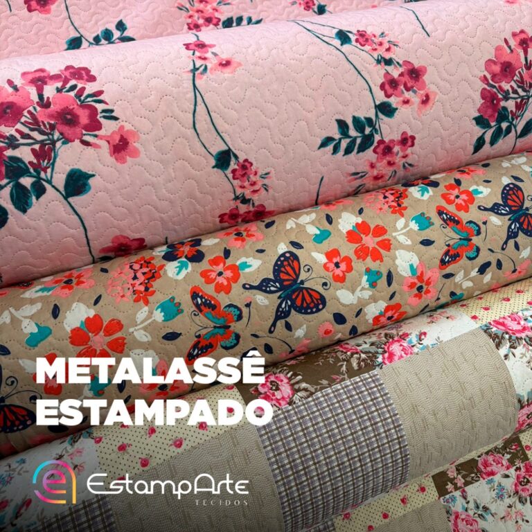 Tecido Matelassê  Metalassê Acolchoado 2,40M Lar