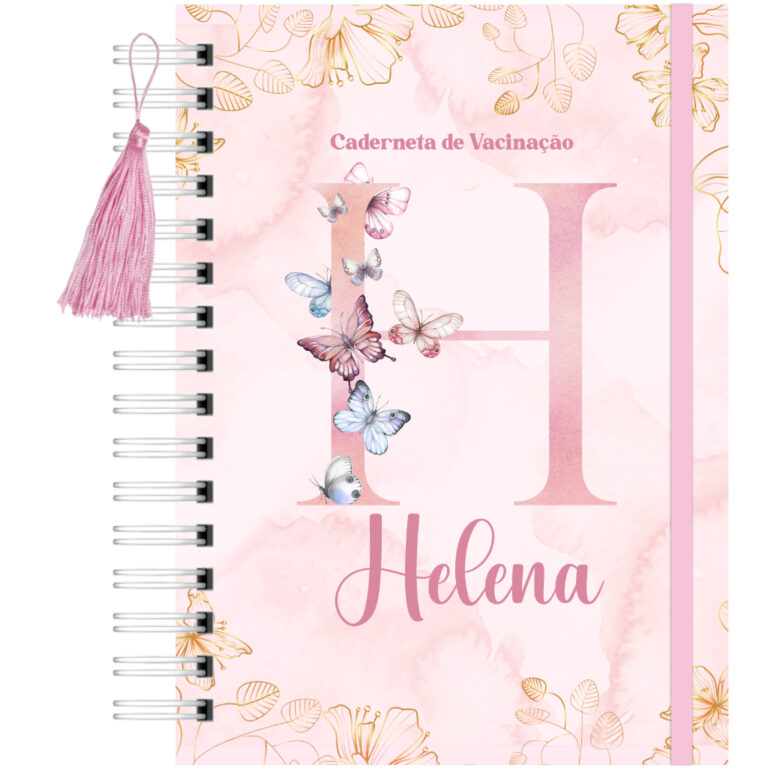 Caderneta de Vacina Capa Dura com Elástico Vário
