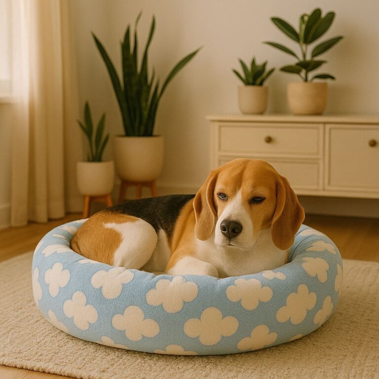 Caminha De Pelúcia Pet Redonda Para Cachorros E G