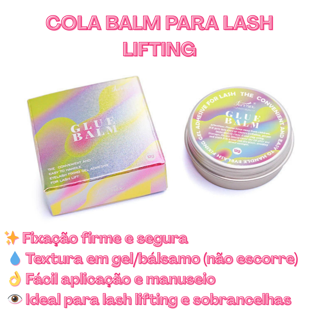 Fixador de cilios Lash Lifiting  Balm Funmix Bálsamo Funmix Glue Balm 12g